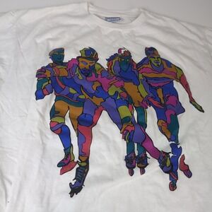 Vintage 1992 Andrew Carson All Sport XL Roller Skate Blade Single Stitch T Shirt